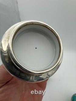 Rare Stunning Rosenthal 1920-30s Silver Overlay Art Deco Tea Service Set