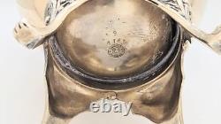 Rare Victorian Meriden Britannia Aesthetic Silver Plate Gilt Coffee Pot Teapot