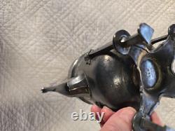 Rare Victorian Triple Plated Silver Tea Pot Coffee Pot, Taunton Silver Plate Co