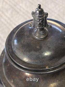 Rare Victorian Triple Plated Silver Tea Pot Coffee Pot, Taunton Silver Plate Co