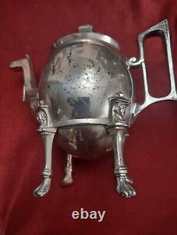 Reed And Barton Aesthetic Era Silver Plate 4 Piece Tea Set Model 2520