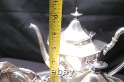 Reed And Barton Silver Plate Tea Set 3690