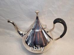 Reed & Barton 1500 Dimension 8 1/2 Silver Plate Tea Pot Vintage 1961 Art Deco