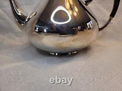 Reed & Barton 1500 Dimension 8 1/2 Silver Plate Tea Pot Vintage 1961 Art Deco