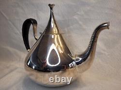 Reed & Barton 1500 Dimension 8 1/2 Silver Plate Tea Pot Vintage 1961 Art Deco