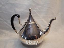 Reed & Barton 1500 Dimension 8 1/2 Silver Plate Tea Pot Vintage 1961 Art Deco