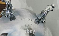 Reed & Barton 1950's Winthrop 6 Piece Silverplate Coffee & Tea Service #1795