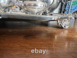 Reed & Barton 5600 Regent Large Butlers Tray Tea & Coffee Set! Silver Plate