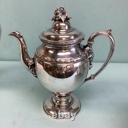 Reed & Barton 5 Piece Silver Plate Tea Set