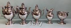Reed & Barton 5 Piece Silver Plate Tea Set
