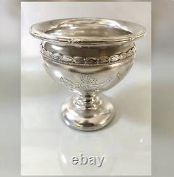 Reed & Barton Antique Silver Plate 1860 3-Pc Chased Grape-Themed Tea Set