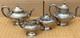 Reed & Barton Epns Silver Plate 4 Pc Tea Coffee Service Set 3882-1/2,2 Kettles G