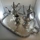 Reed & Barton, King Francis Coffee And Tea Set 4 Pieces Tray & Creamer