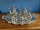 Reed & Barton Regent 5600 Silver-plated Tea Set 5 Piece Set With Tray, Vintage