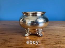 Reed & Barton Regent 5600 Silver-Plated Tea Set 5 Piece Set with Tray, Vintage
