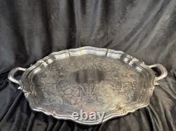 Reed & Barton Silver Coffee/Tea Set with Tray, Creamer, Sugar with lid, & Waste