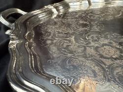 Reed & Barton Silver Coffee/Tea Set with Tray, Creamer, Sugar with lid, & Waste