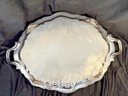 Reed & Barton Silver Coffee/Tea Set with Tray, Creamer, Sugar with lid, & Waste