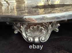 Reed & Barton Silver Coffee/Tea Set with Tray, Creamer, Sugar with lid, & Waste