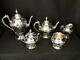 Reed Barton Silver Plated 5 Pc Tea Set Renaissance #6000 Great Condition