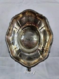 Reed & Barton Silver Plated Coffee Tea Set Sugar Creamer 3637 Holloware Scroll