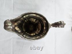 Reed & Barton Silver Plated Coffee Tea Set Sugar Creamer 3637 Holloware Scroll