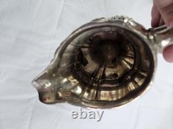 Reed & Barton Silver Plated Coffee Tea Set Sugar Creamer 3637 Holloware Scroll