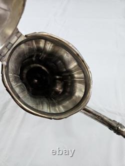 Reed & Barton Silver Plated Coffee Tea Set Sugar Creamer 3637 Holloware Scroll