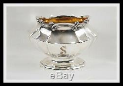 Reed & Barton Victorian (1954-1955) 6 Pc. Silver Plate Tea Set Monogram S