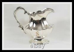 Reed & Barton Victorian (1954-1955) 6 Pc. Silver Plate Tea Set Monogram S