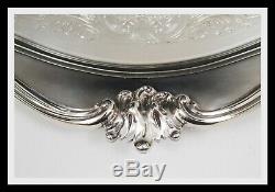 Reed & Barton Victorian (1954-1955) 6 Pc. Silver Plate Tea Set Monogram S