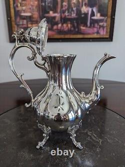 Reed & Barton Winthrop 1795 Silver Plated Tea Set Vintage Tea and Coffee Service