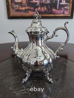 Reed & Barton Winthrop 1795 Silver Plated Tea Set Vintage Tea and Coffee Service