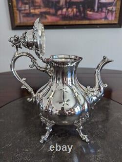 Reed & Barton Winthrop 1795 Silver Plated Tea Set Vintage Tea and Coffee Service