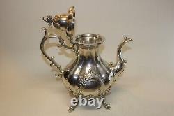 Reed & Barton Winthrop 4 Piece Silverplate Tea & Coffee Service #1795E No Mono