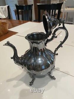 Reed & Barton Withrop 1795 Silver Plated Coffee & Tea Service 3 pc set