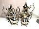 Reed & Barton Withrop 1795 Silver Plated Coffee & Tea Service 4 Pc Set