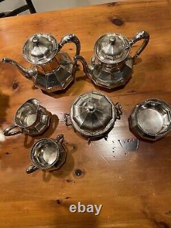 Reed and Barton Silver Plate Pattern 3560 6 Piece Tea Set