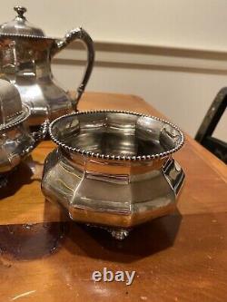 Reed and Barton Silver Plate Pattern 3560 6 Piece Tea Set