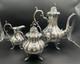 Reed And Barton Winthrop 3pcs Tea Set Silver Plated 1795c Vintage 1950s