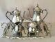 Reflection Silverplate Coffee/tea Service, 4pc Set And Tray, 1847 Rogers Bros