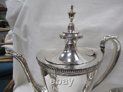 Regency Style Wilcox SP Co International N1986 Marie Louise Silverplate Tea Set