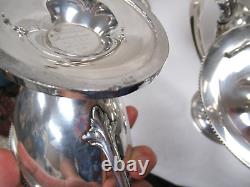 Regency Style Wilcox SP Co International N1986 Marie Louise Silverplate Tea Set