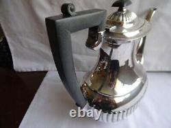 Reproduction Art Deco Ashberry Silver Plated EPNS A1 Tea & Coffee Set 4 Piece