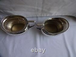 Reproduction Art Deco Ashberry Silver Plated EPNS A1 Tea & Coffee Set 4 Piece