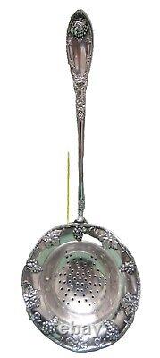 Rogers A1 Silver Plate La Vigne Over Cup Tea Spoon Berry Spoon Grape Pattern
