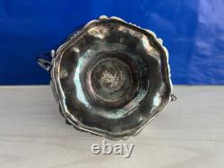 Rogers Bros Meriden Silver Plate Tea Coffee Pot Creamer & Sugar Bowl Serving Set