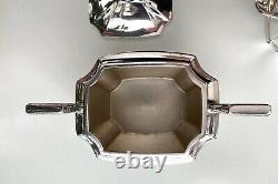 Rogers Brothers Antique Ancestral Silver Plate Art Deco Tea Set