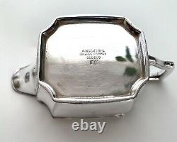 Rogers Brothers Antique Ancestral Silver Plate Art Deco Tea Set