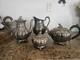Rogers Vintage Silver Plate Serving Set Coffee Water Tea Sugar Bowl Estate Sale